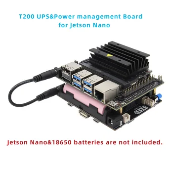 

NVIDIA Jetson Nano 18650 UPS&Power management Expansion Board, T200 Shield for NVIDIA Jetson Nano Developer Kit