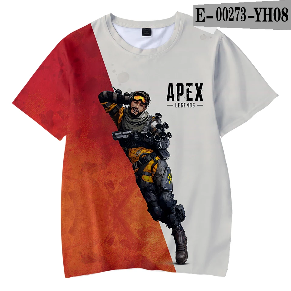 Футболка унисекс для мальчиков и девочек; Apex Legends с 3D принтом; повседневные крутые Топы; футболки; Koszulki; детская футболка для подростков; Camista - Цвет: kids shirt 11