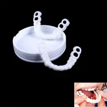 Cubierta para dientes postizos de silicona, cubierta para dientes postizos, sonrisa, cubierta para dientes, cuidado bucal, blanqueamiento, 1 par