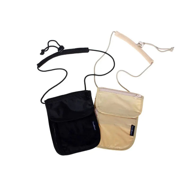 Wallet Travel-Accessories Passport-Neck Adjustable Nylon for And ID Neck-Cord Ultra-Light