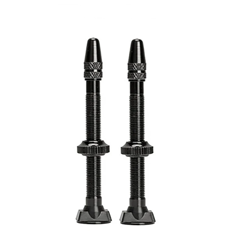 

Tubeless Vacuum valve nozzle Road mountain Bicycle carbon ring aluminum alloy plus silica gel lightweight seal nozzle F/V60mm