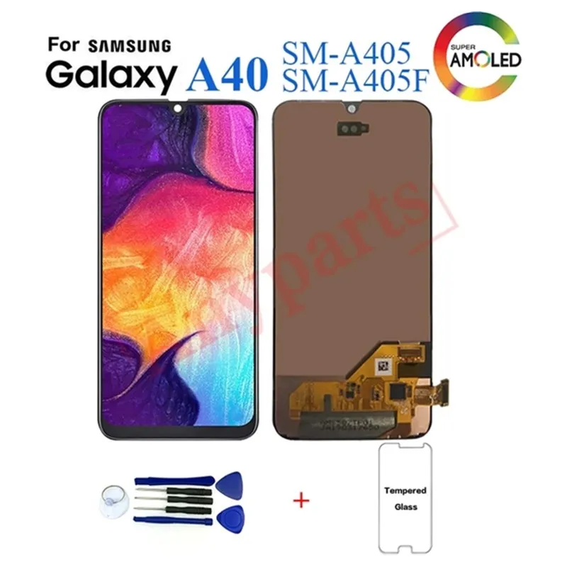 Для Samsung A40 SM A405FN дисплей ЖК экран Замена для A405F дигитайзер сборки сенсорной панели модуля|Экраны мобильных