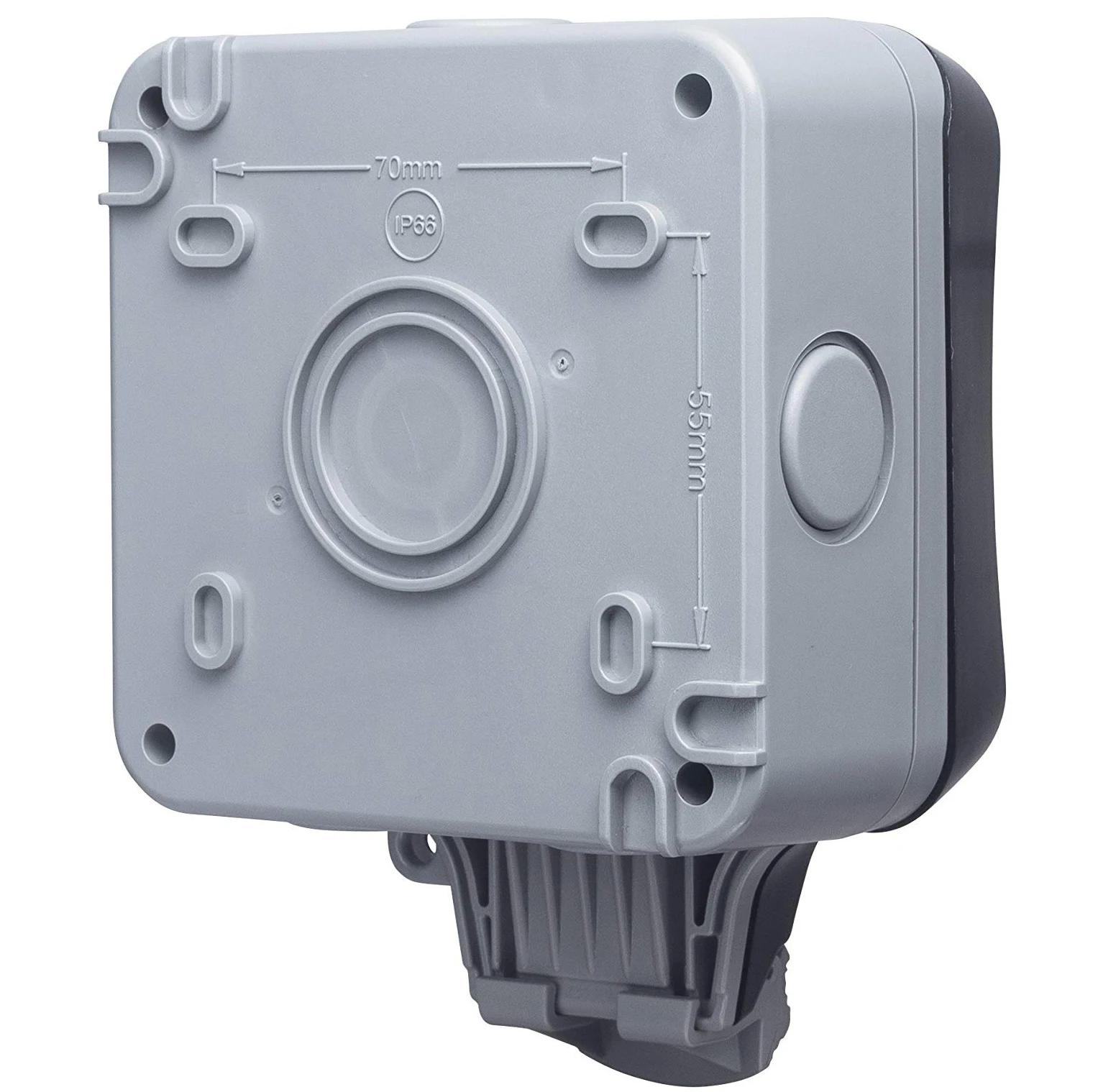 Masterplug WP21 13 A 1-Gang Storm Weatherproof Outdoor Switched Socket Double Pole IP66 Rated
