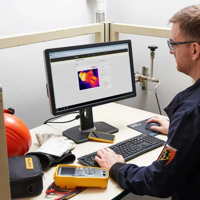 Fluke F279FC True RMS Высокоточный тепловизор цифровой 100 кГц частота цветной экран мультиметр