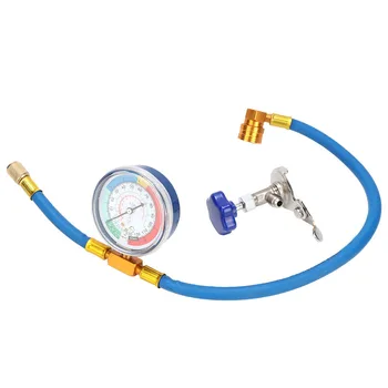

R134A Automobile Air-Conditioning Refrigerant Multi-Function Detection Supplementary Filling Pipe Comes With Gauge
