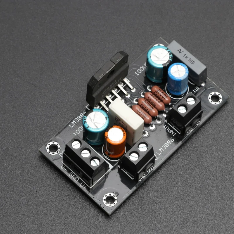 Duplo 20-28V, 68W, LM3886T, HIFI, Entusiasta de Alta Fidelidade