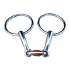 Horse Product Stainless Steel Ring Snaffle Bit  Horse Bit  Horses Equipment Horse Snaffle Bits With Elliptical Copper Link