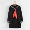 S-5XL Jigoku Shoujo Enma Ai Summer Sailor Suit JK School Uniform Students Cloth Tops Skirts Anime Cosplay Costumes 3