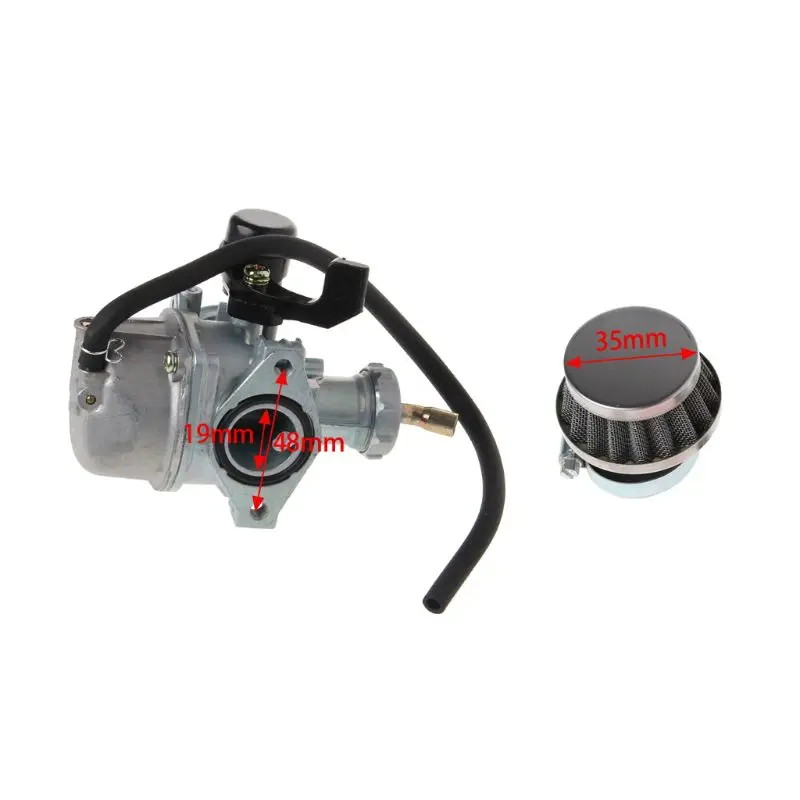 PZ19 Карбюратор с воздушным фильтром для китайского 50cc 70cc 90cc 110cc 125cc ATV Скутер Dirt Bike Group-101