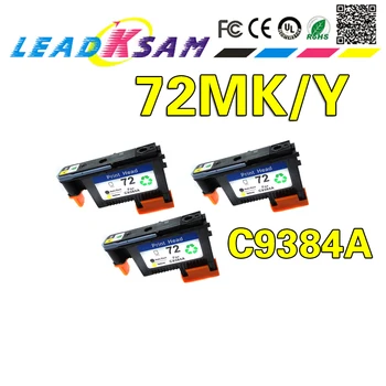 

3x Matte Black Yellow printhead compatible for hp72 C9384A for 72 Designjet 2300/T610/ T620/T770/T790/T1100/T1120 print head