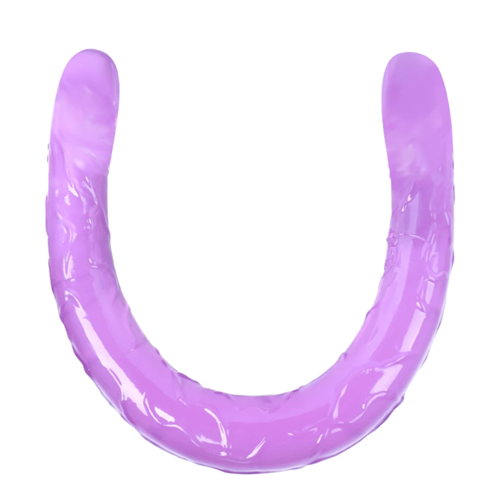 Soft Jelly Dildo Double Long 44cm Realistic Dildos Cock Lesbian Vaginal Anal Plug Flexible Fake Penis for Women Dildos Sex Toys Distributors Hdaa03798081a486d89a7a61455e3b23fV