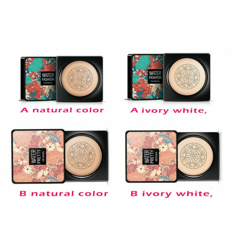 Air Cushion Foundation Mushroom Head CC Cream Concealer Whitening Moisturizing Brighten Face Base Tone Makeup Cosmetic Kосметика