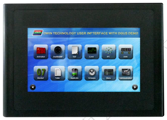 DMT48270C043_15WT 4,3 дюймов DGUS II C HMI Разработка интерфейса человека резистивный сенсорный экран