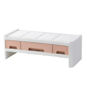 

Monitor Riser Drawer Organizer Desktop Storage Box Cabinet Organiser Chest of Drawers Units Computer Heightening Rack