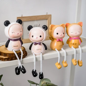 

Foot Doll Couple Suit Rasin Model Living Room Bookshelf Cafe home decoration accessories Creative Wall Hanging Christmaspresent