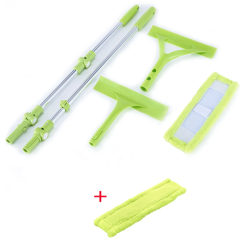 mop-1Pc Cloth Новая телескопическая губчатая швабра с высокой посадкой для очистки стекла, щетка для мытья окон, щетка для пыли, Легкая очистка окон, Hobot - Цвет: mop-1Pc Cloth