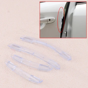 

4Pcs Clear Car SUV Pickup Flexible Rubber Soft Door Edge Protector Guard Anti-scratch Rub Strips Protection Bumper Molding