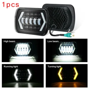 

1* LED Headlight Square 7 Inch For Jeep Cherokee XJ Waterproof 12-24V Practical