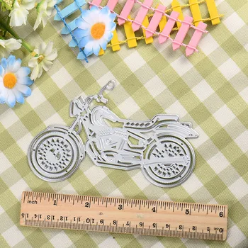 

Cute DIY Metal Handmade Embossing Cutting Mold Motor Bike DIY Metal Embossed Cutting Dies for Scrapbooking and Photo Album Decor