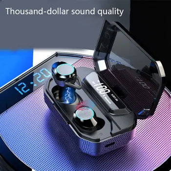 

Bluetooth Earphone Mini Earphone Intelligent Noise Reduction Wireless Headset Power Bank Phone Bracket Charging Box