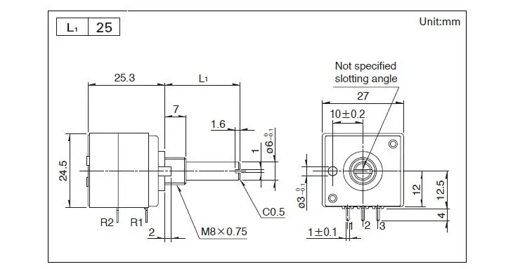 alps potenciômetro de volume duplo unidade dupla pinos eixo ameixa interruptor rotativo