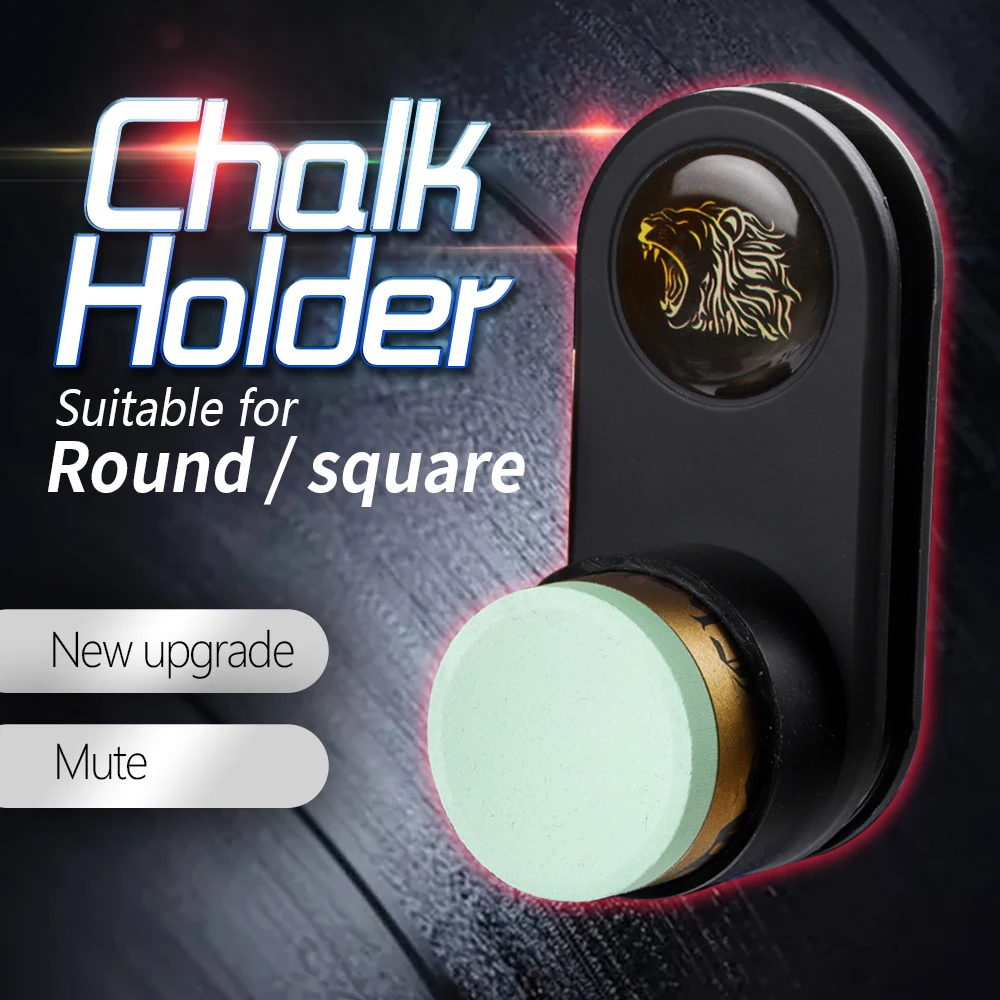 Snooker Square Pool Billiards Magnetic Chalk Holder 
