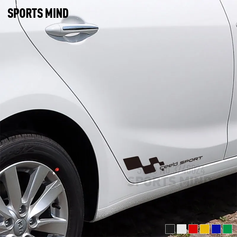

1 Pair Customizable Car-Styling For Kia Pro Ceed GT-Line Auto Accessories Sport Entertainment Car Decal Stickers Automobiles