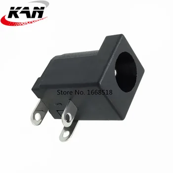 

10pcs PCB Mount 5.5 x 2.1 mm Female DC Power Jack Plug Socket Connector Black