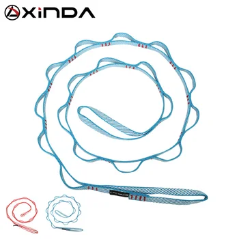 

XINDA Outdoor Climbing Rope Climbing Auxiliary Rope Downhill Aerial Yoga Hammock Daisy Ring Sling Equipment Wear Ring