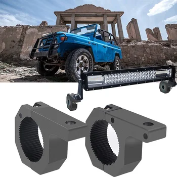

DERI Holder bracket Bull bar Car light mount bumper lamp Clamp stand Offroad Led driving light bar License plateCar Acessories