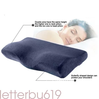 

Memory Foam Pillow Hypoallergenic Orthopedic Pillow Latex Neck Pillow Fiber Slow Rebound Soft Massager Cervical Health Care