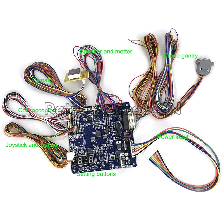 Цена по прейскуранту завода-изготовителя игрушечный подъемный кран Набор аркадных игр для крана основная плата игровая материнская плата/проводной грантры коготь/24 V/48 V блок питания