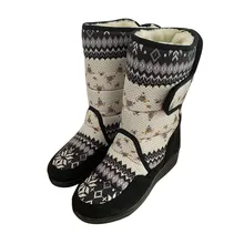 Женские ботинки из шерсти и плюша, флисовая уличная противоскользящая обувь, удобная обувь, Botines Mujer Invierno#3s