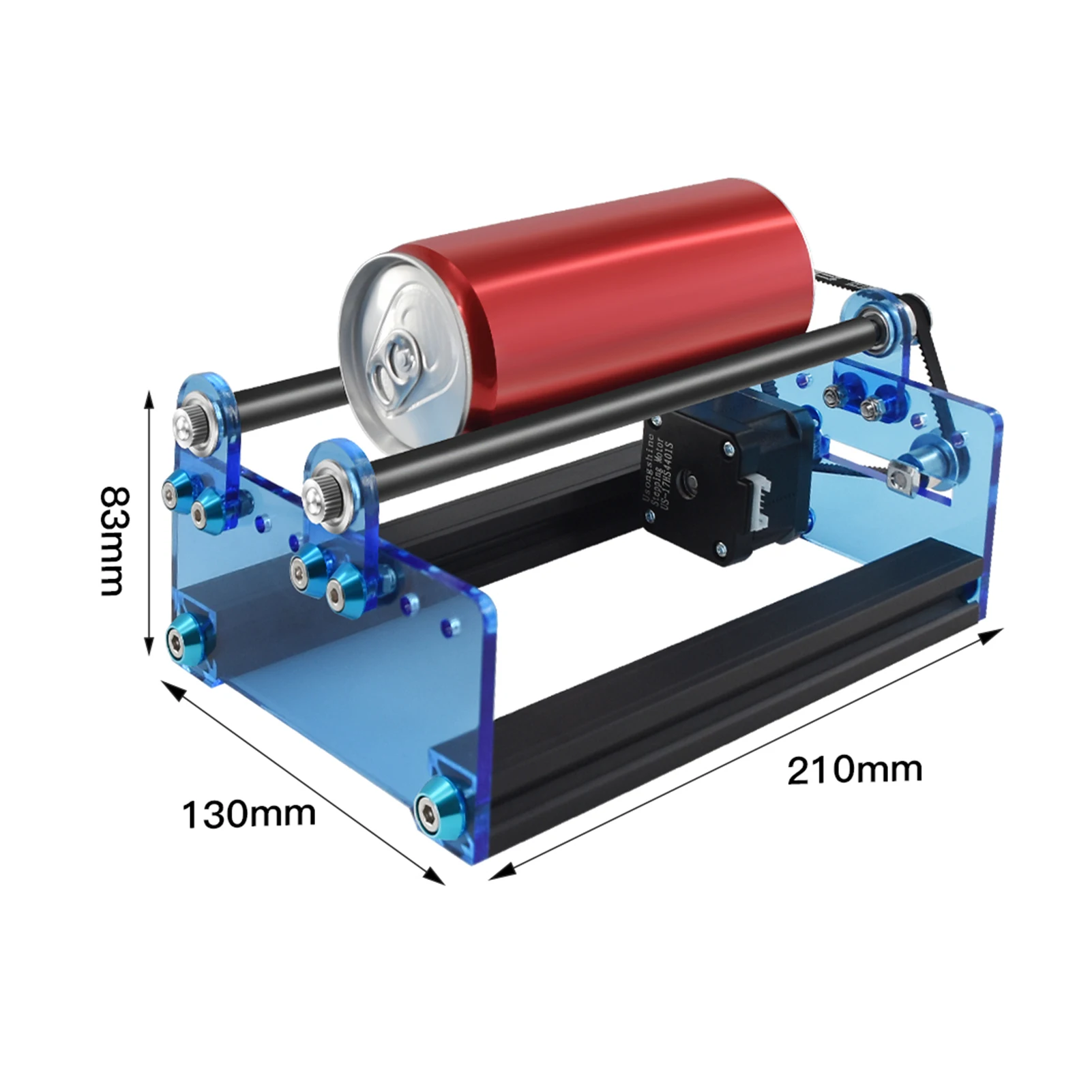 Rouleau de gravure TTS-55 pour cylindrique incroyable avec rotation à 360 °  compatible avec Ortur Atomstack Sculpfun Totem graveur laser