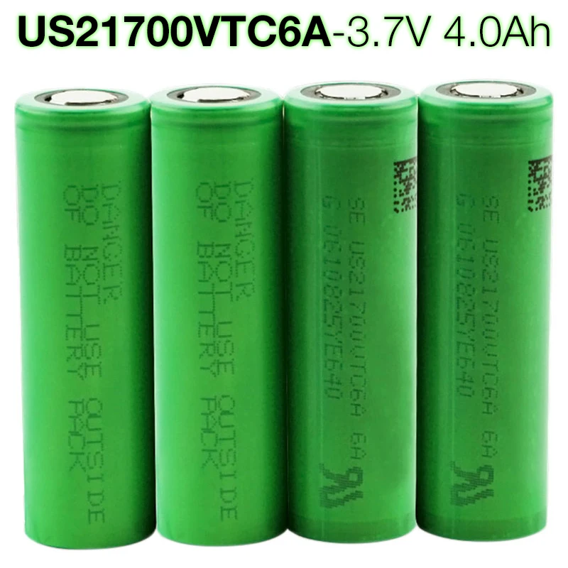NEW Original 21700 VTC6A 3.7V 4000mAh Rechargeable li-lon battery for Led Flashlight Power tool High power supply | Электроника