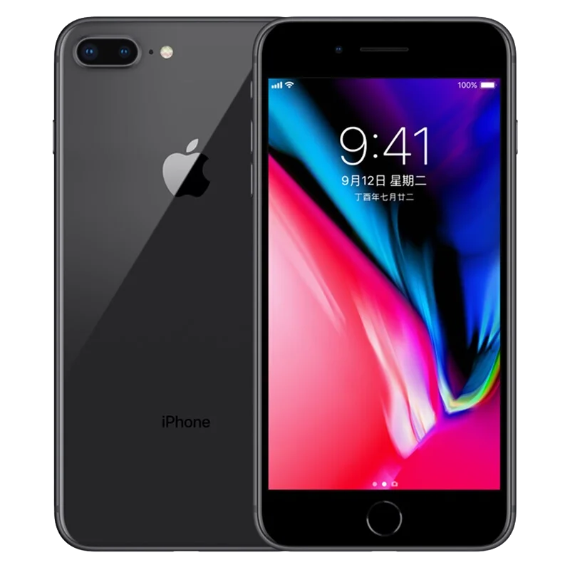 Черный Разблокированный Apple iPhone 8 Смартфон Apple A11 шестиядерный iOS 11 12MP камера 4,7 дюймов сенсорный экран touch ID 4G LTE мобильный телефон - Цвет: Черный