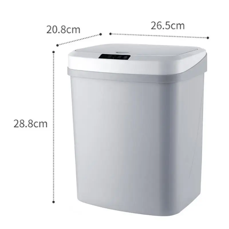 Мусорный бак датчик умный дом мусорные ящики Автоматическая Индукционная электрическая мусорная корзина мусор мусорная корзина для кухни ванной комнаты Горячая