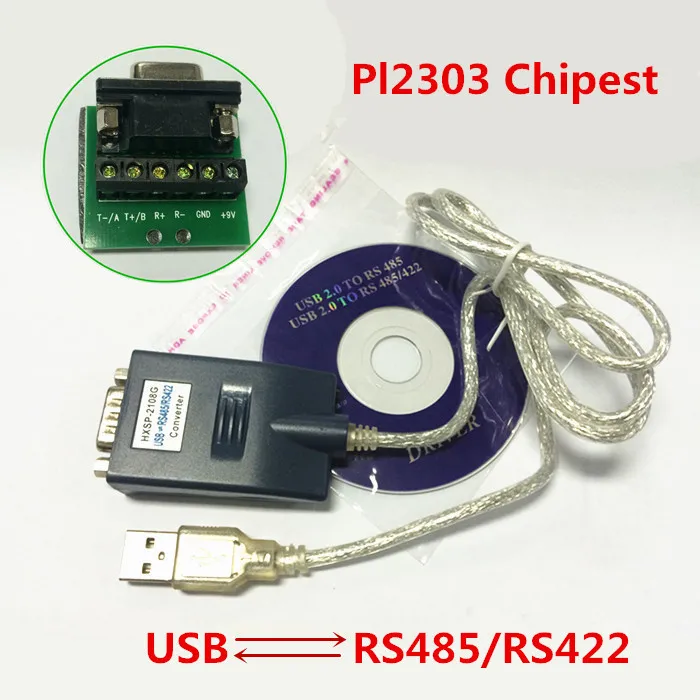 USB 2,0 для RS422 RS485 конвертер адаптер последовательный кабель с CD-драйверами