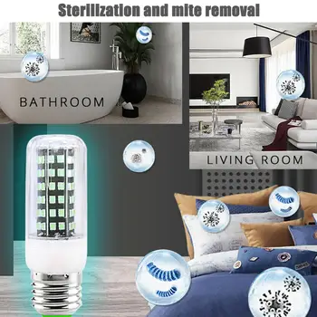 

E27 Portable Energy Conservation Disinfection Corn Light UVC Sterilization Light UV Germicidal Lamp Tube Health
