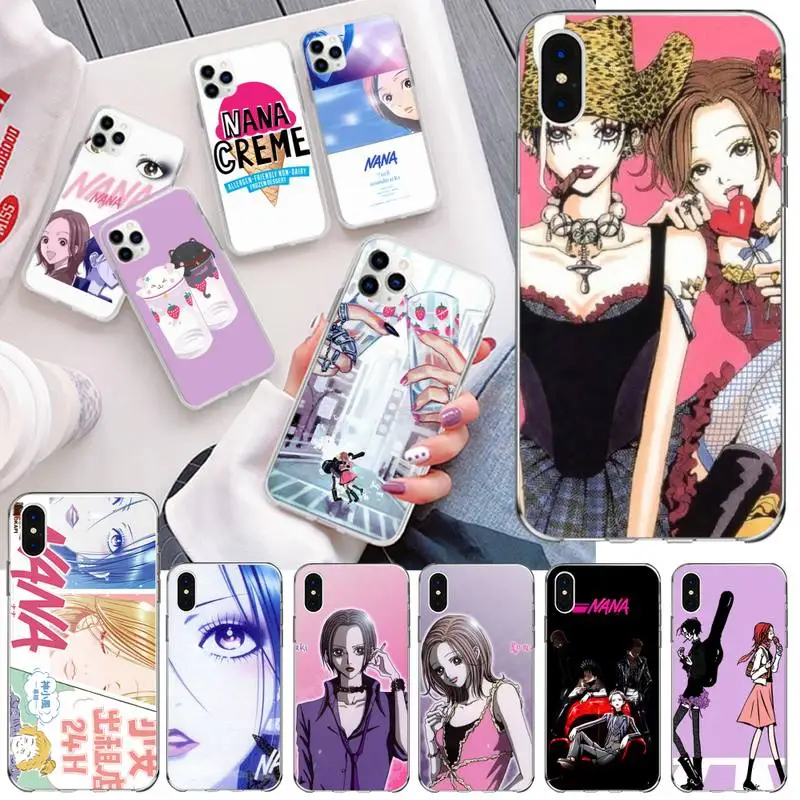 Милый чехол для телефона CUTEWANAN Anime Nana Bling iPhone 11 pro XS MAX 8 7 6 6S Plus X 5S SE 2020 XR | Мобильные