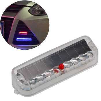 

LEEPEE Flashing Security Light Anti Collision Car Warning Lamp Alarm Warning Strobe Light Solar Power Universal