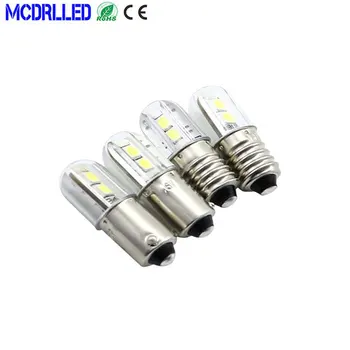 

Mcdrlled 2PCS BA9S T4W E10 LED Car Light Bulbs Interior Reading Lamp Auto Backup Reverse Light White Yellow Blue Green