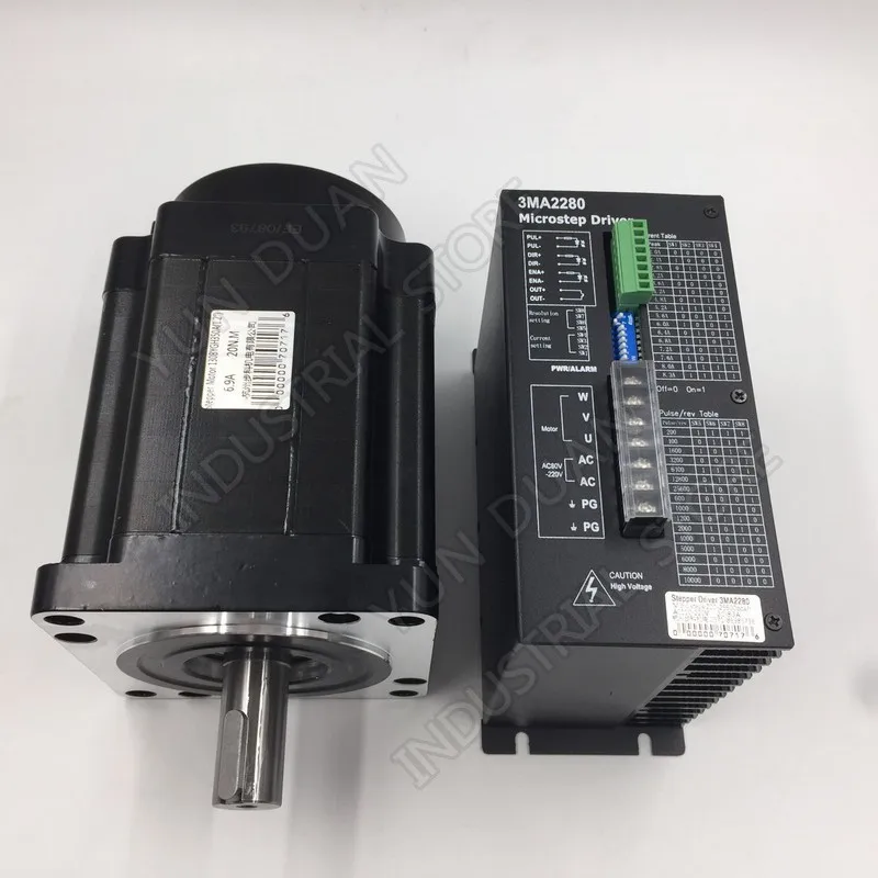 Драйвер шагового двигателя NEMA42 12 нм 110 мм 3ph 32 DSP Φ 128 микрошаг с охлаждающим