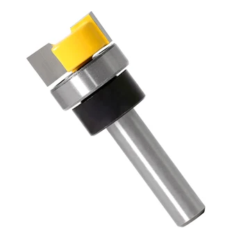 

3/4" Shank Flush Trim Hinge Mortising Template Router Bit Hinge Mortise Woodworking Milling Cutter Tool