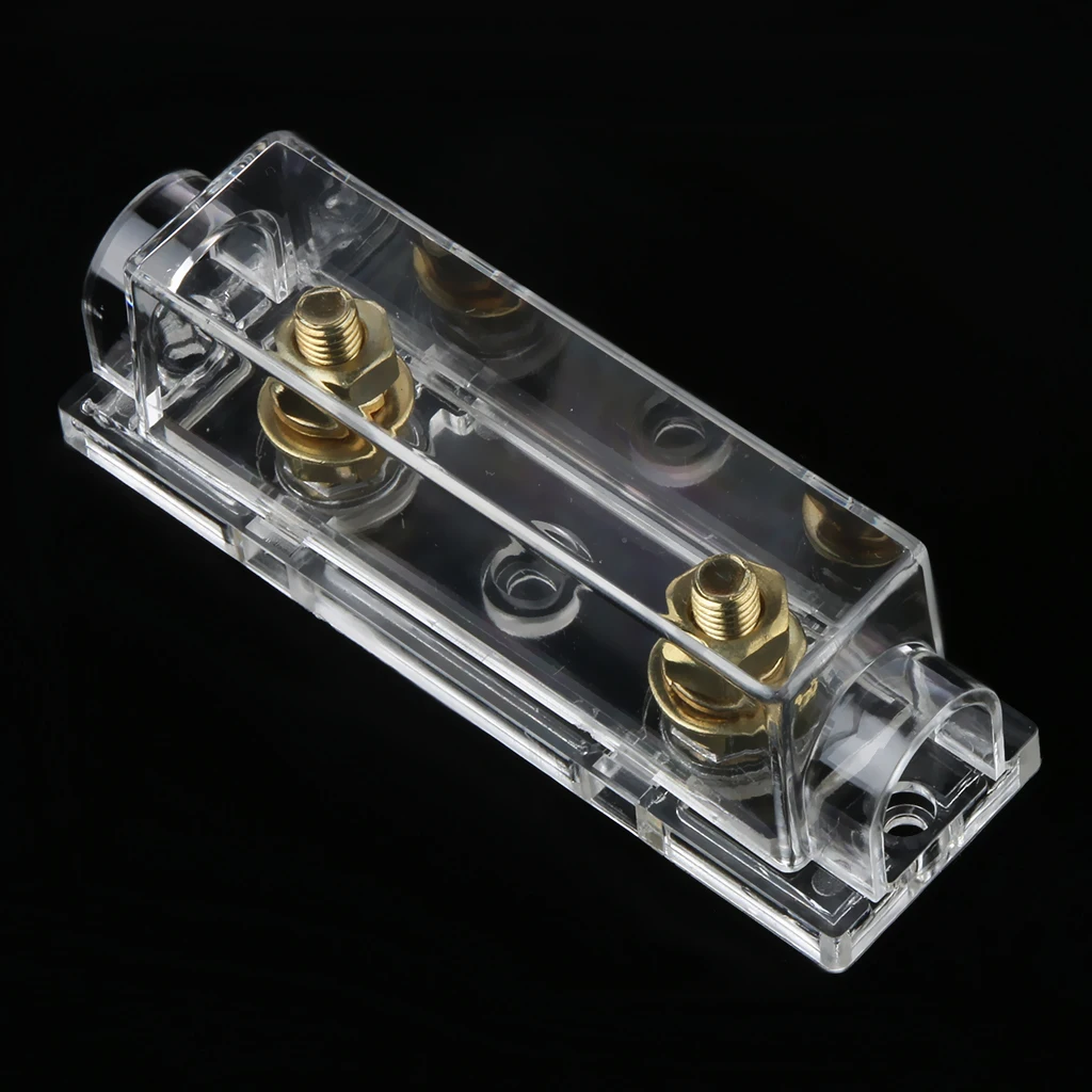 GP Audio Ceramic ANL Fuse Block Holder With 400 Amp Fuse - Car Audio Power Protection