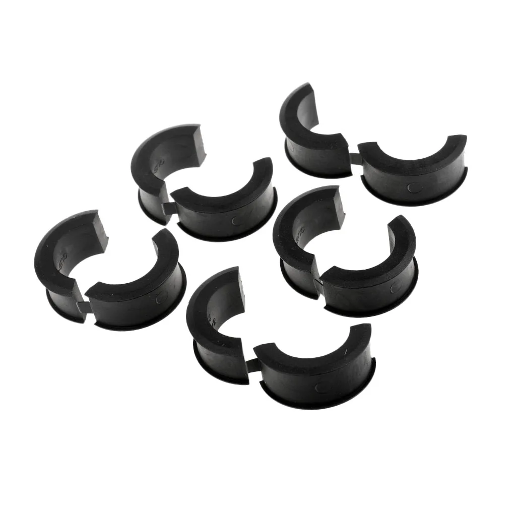 10 Pair Bike Handlebar Clamp Shims Reducer Spacer Mount Set 22.2/25.4mm Made From Engineering Plastic Material