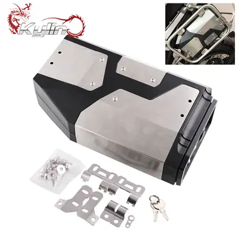 

1PCS Black & Sliver Left Side Bracket Aluminum Tool Box For BMW r1250gs r1200gs lc & adv Adventure 2002 2008 2018 BMW r 1200 gs