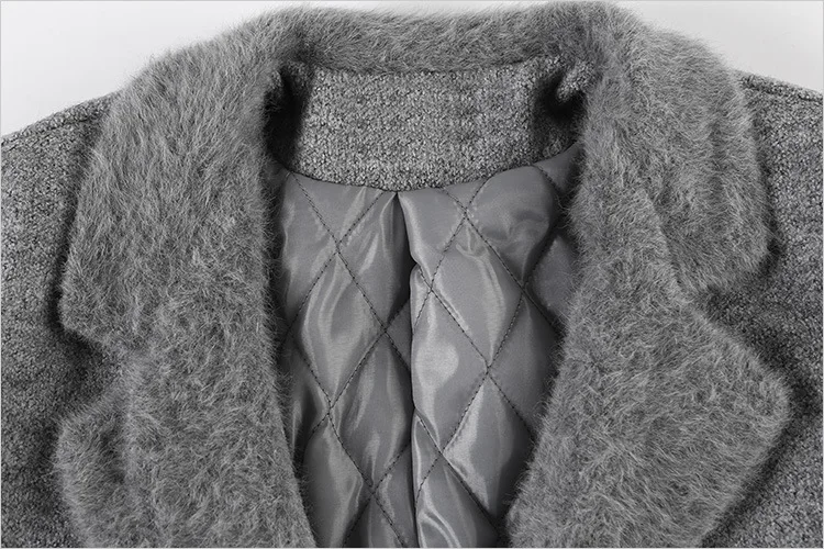 

Special Offer Winter New Style Korean-style Versatile Loose-Fit Suit Collar Wool Padded Long Sleeve Cotton Overcoat Women's Wt45