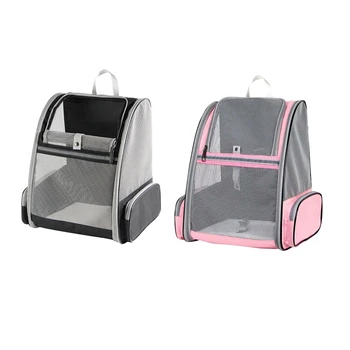 

Poratable Ultralight Outdoor Pet Carrier Bag Large Space Handbag Ultra-breathable Foldable Pet Backpack Shoulder Bag for Travel