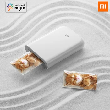 

Xiaomi Mijia AR Pocket Photo Printer 300dpi Bluetooth With DIY Share 500mAh Portable Smart Printer With Mijia APP For Smarthome